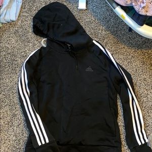 Black and White Adidas Sweater